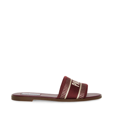 KNOX BURGUNDY MULTI SANDALS