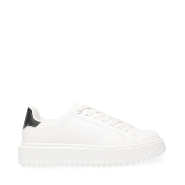 Shop Catcher White/Black Sneakers Online | Steve Madden Malaysia