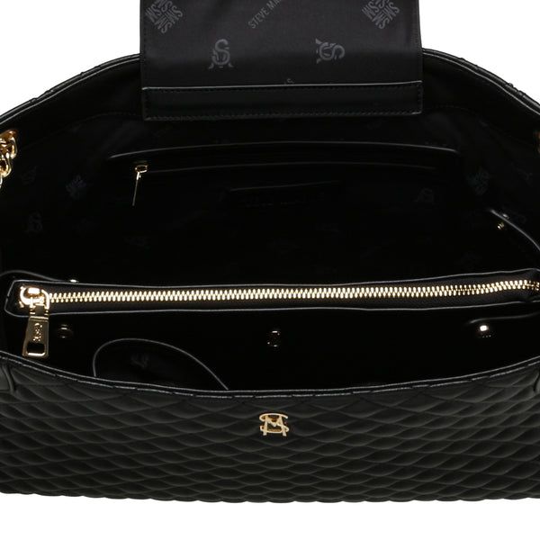 BACCENT BLACK/GOLD SHOULDER BAG