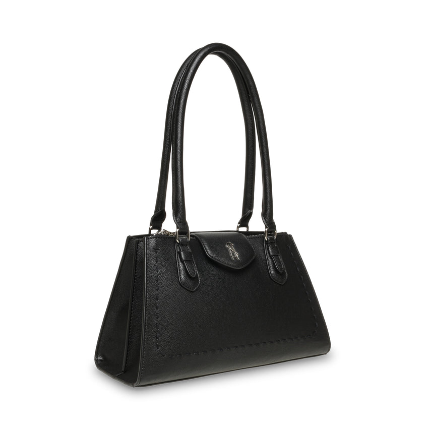 BALIANA BLACK/SILVER SATCHEL BAG - view 2