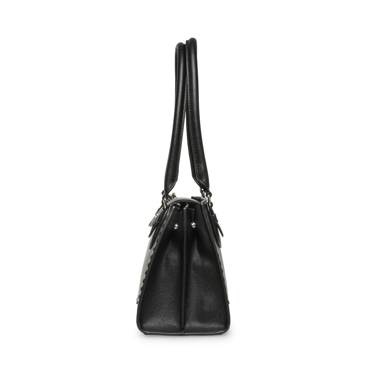 BALIANA BLACK/SILVER SATCHEL BAG - view 3