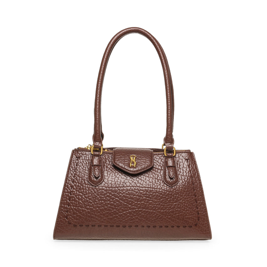 BALIANA CHOC/GLD SATCHEL BAG