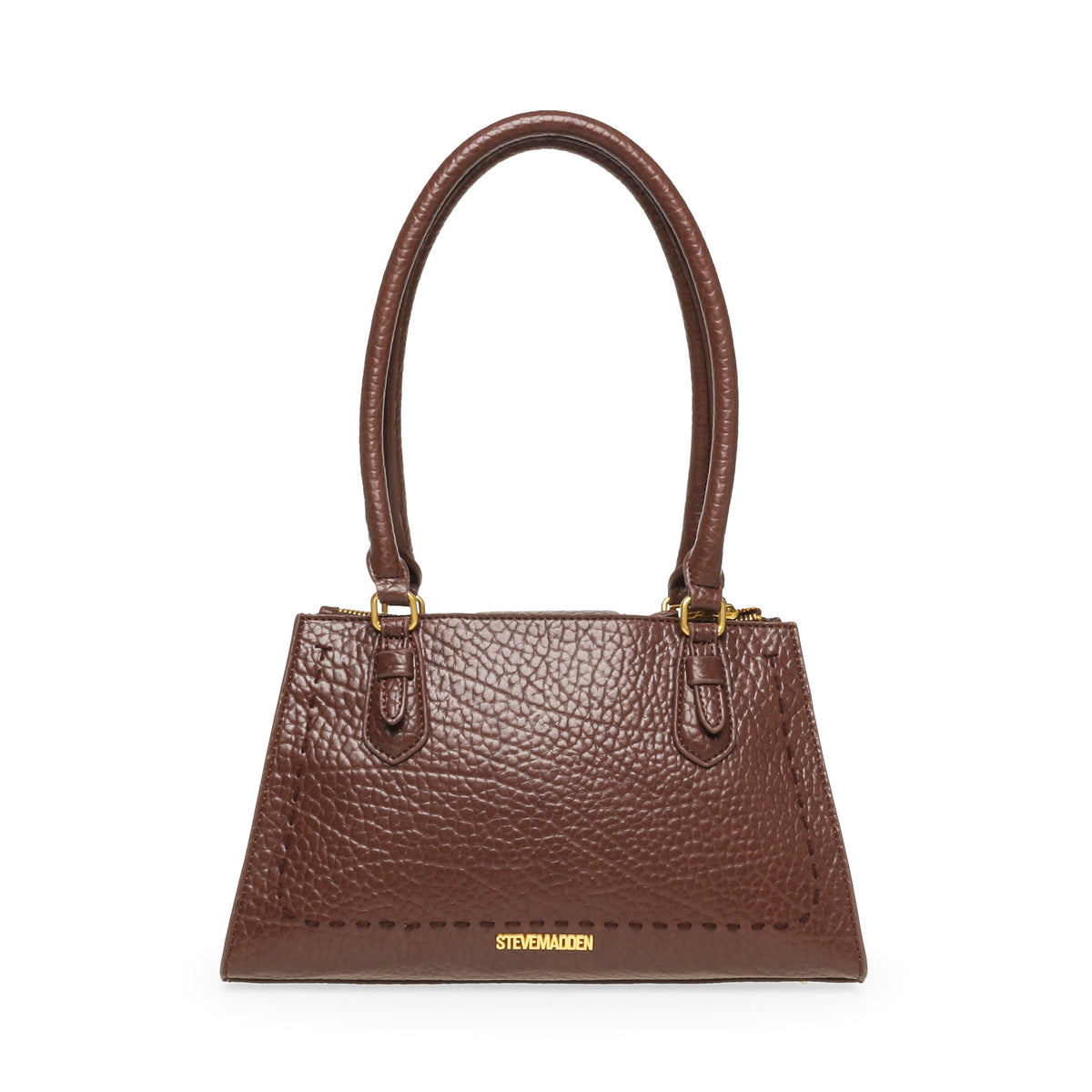 BALIANA CHOC/GLD SATCHEL BAG - view 4