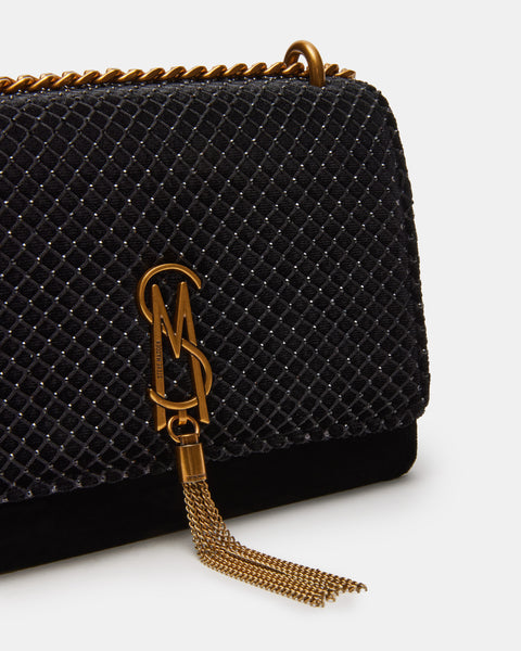 BAMARA-R BLACK/GOLD CROSSBODY BAG