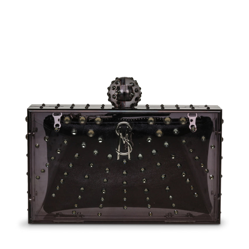 BANGELS BLACK/SILVER CLUTCH BAG