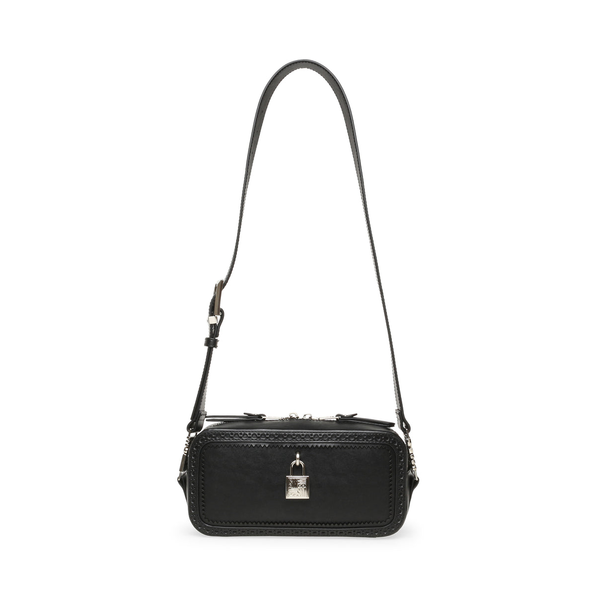 BARCANE BLACK/NICKLE CROSSBODY BAG