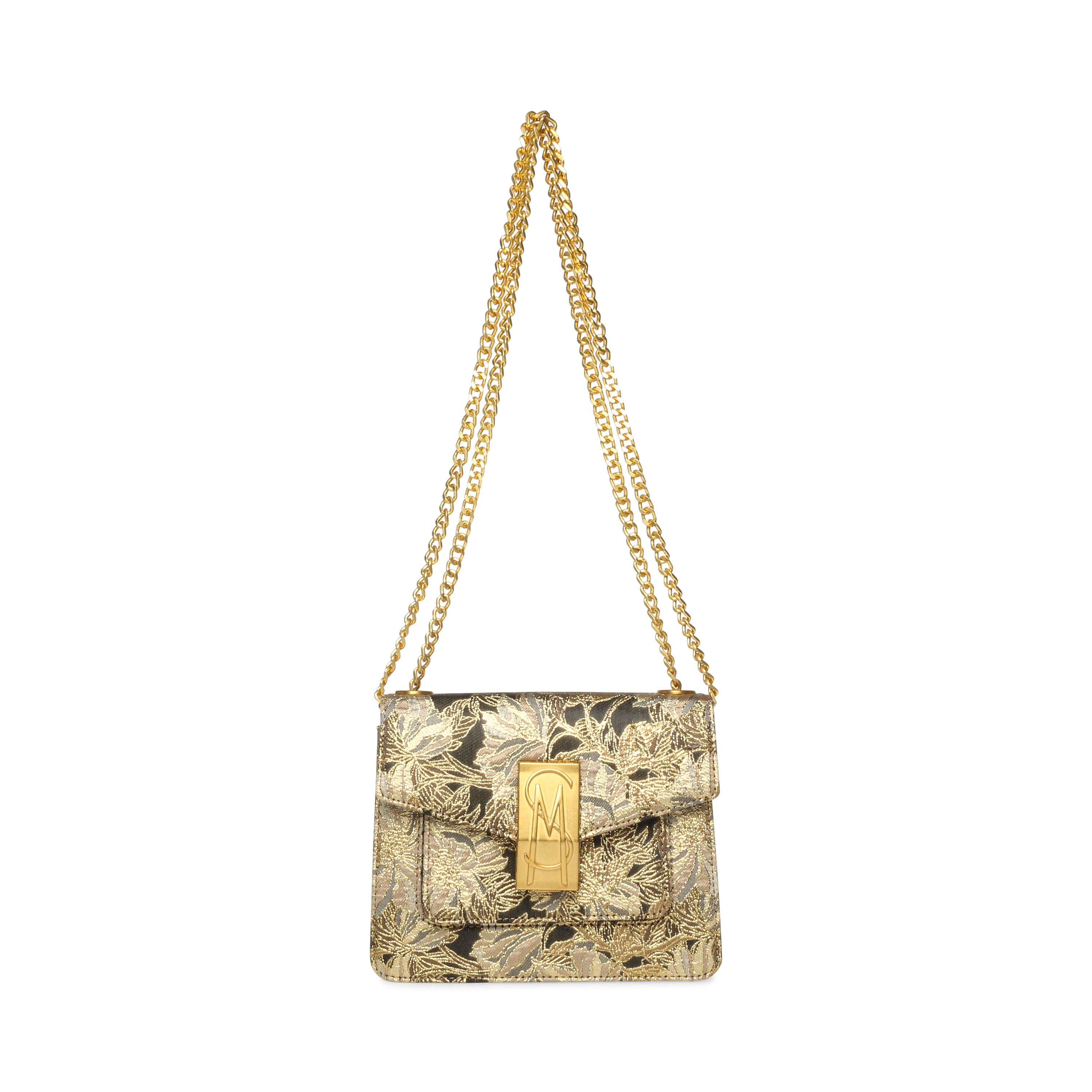 BARTIE-B BLACK/GOLD CROSSBODY BAG
