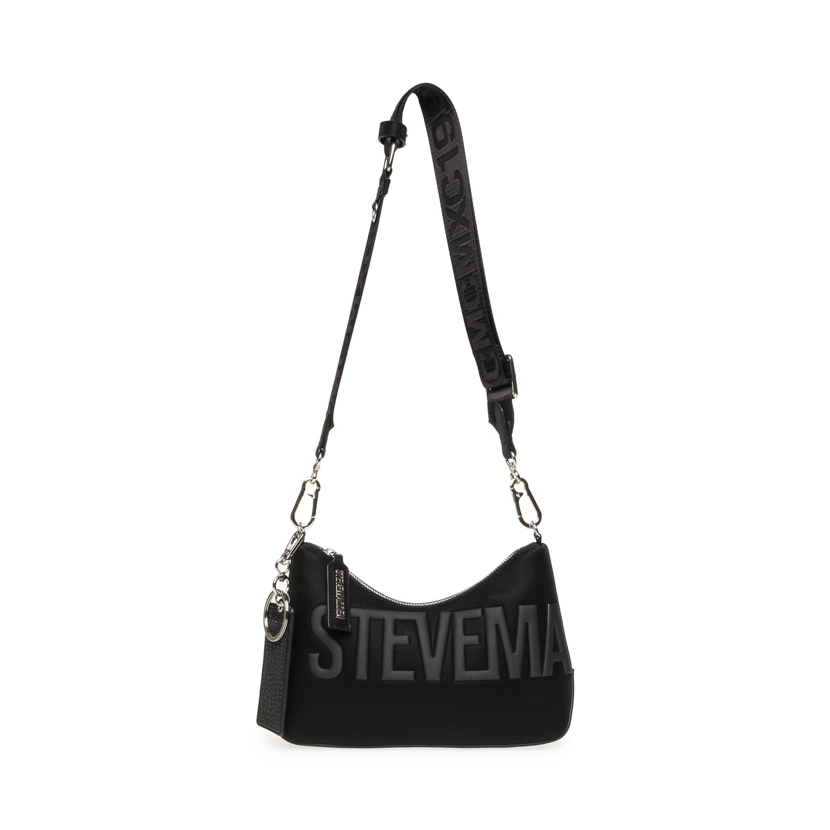 BBRISK BLACK/SILVER CROSSBODY BAG