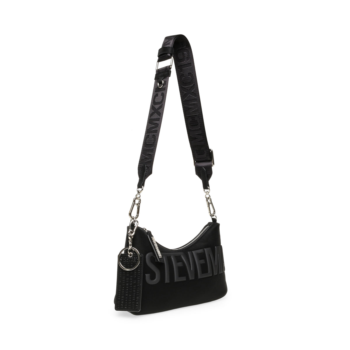BBRISK BLACK/SILVER CROSSBODY BAG - view 2