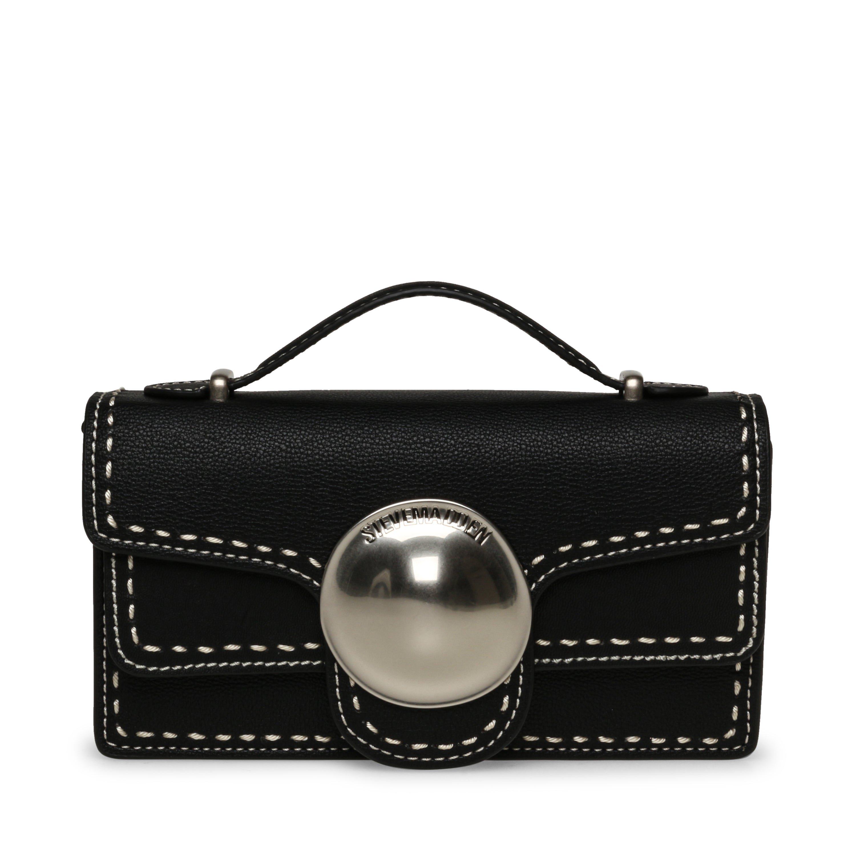 BBUCK BLACK/SILVER TOP HANDLE BAG
