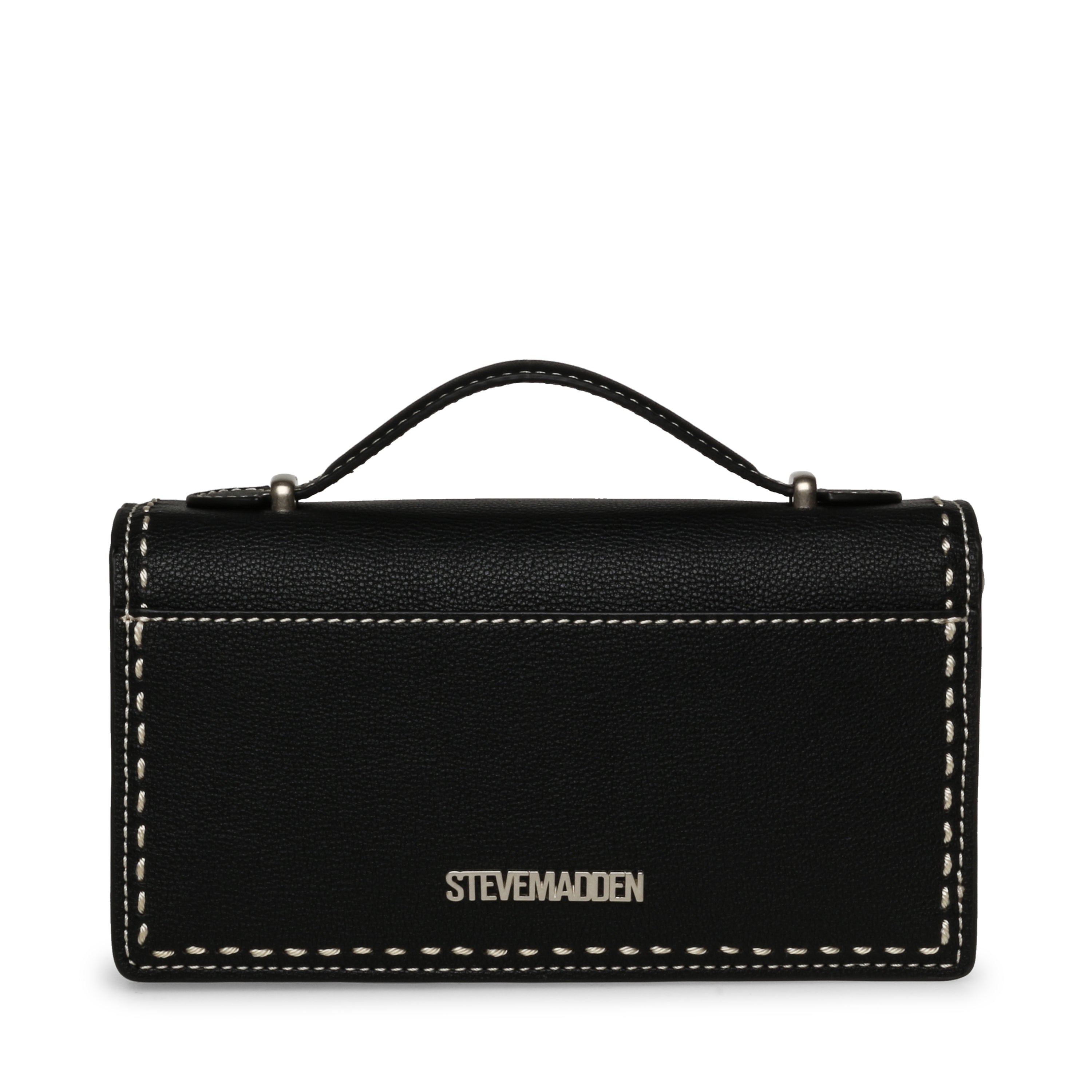 BBUCK BLACK/SILVER TOP HANDLE BAG - view 4