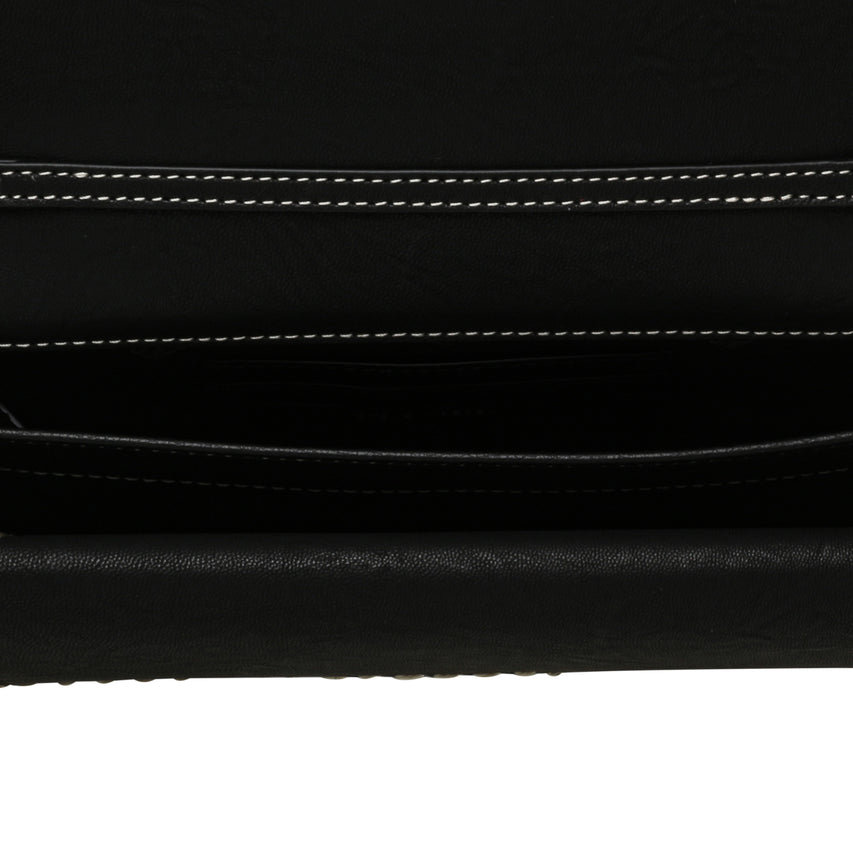 BBUCK BLACK/SILVER TOP HANDLE BAG - view 5