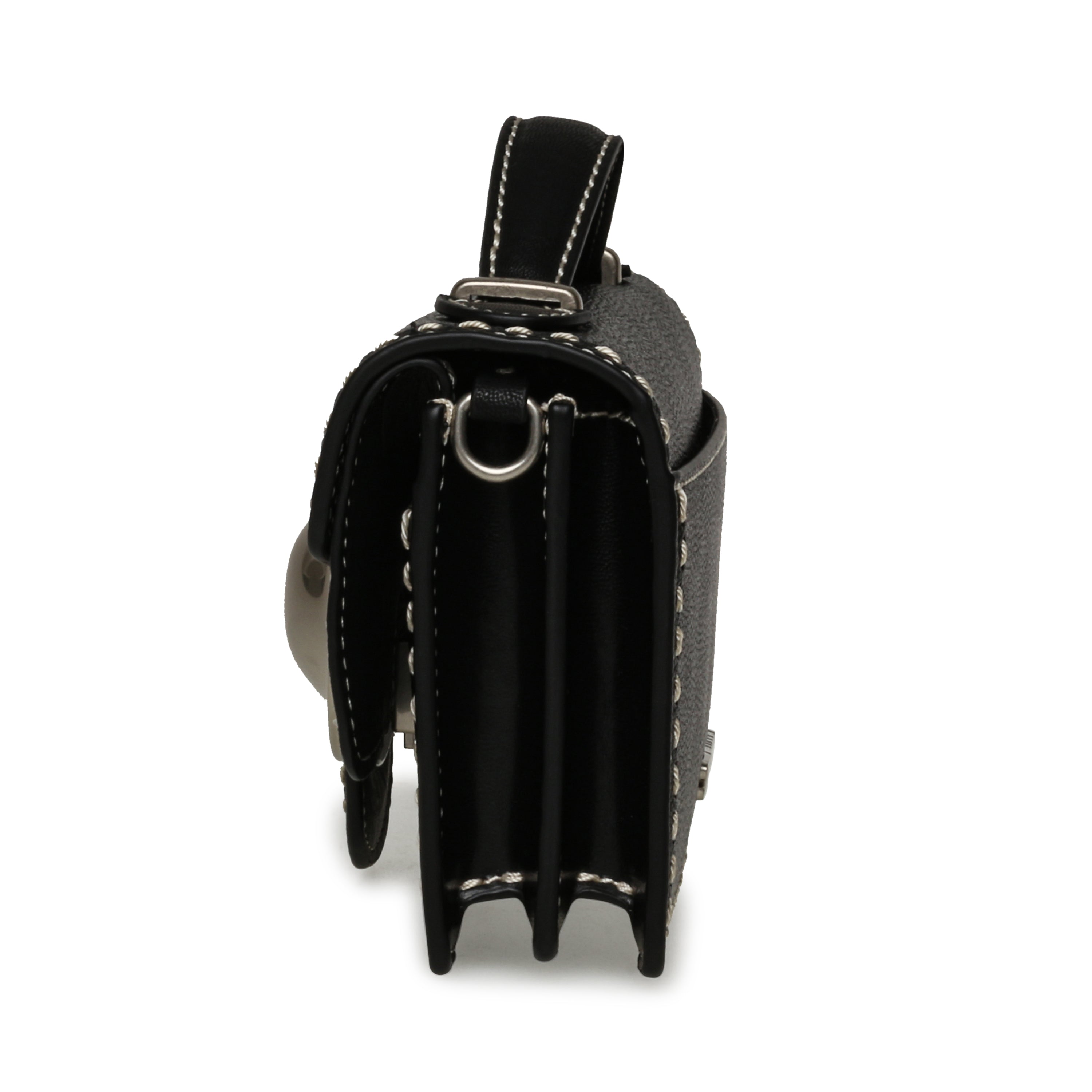 BBUCK BLACK/SILVER TOP HANDLE BAG - view 3