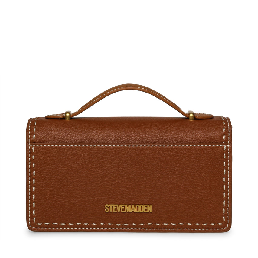 BBUCK COGNAC/GOLD TOP HANDLE BAG - view 4