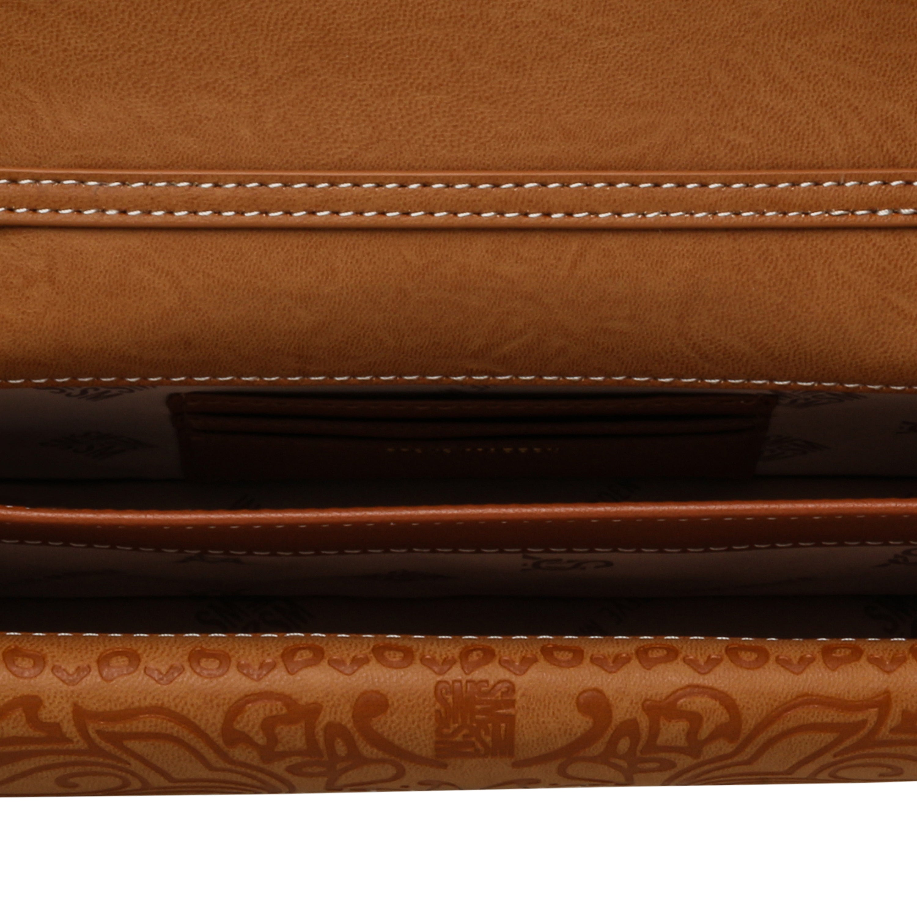 BBUCK COGNAC/GOLD TOP HANDLE BAG - view 5