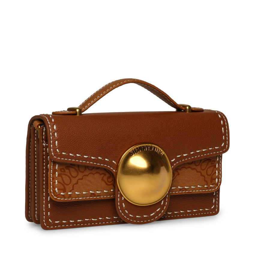 BBUCK COGNAC/GOLD TOP HANDLE BAG - view 2