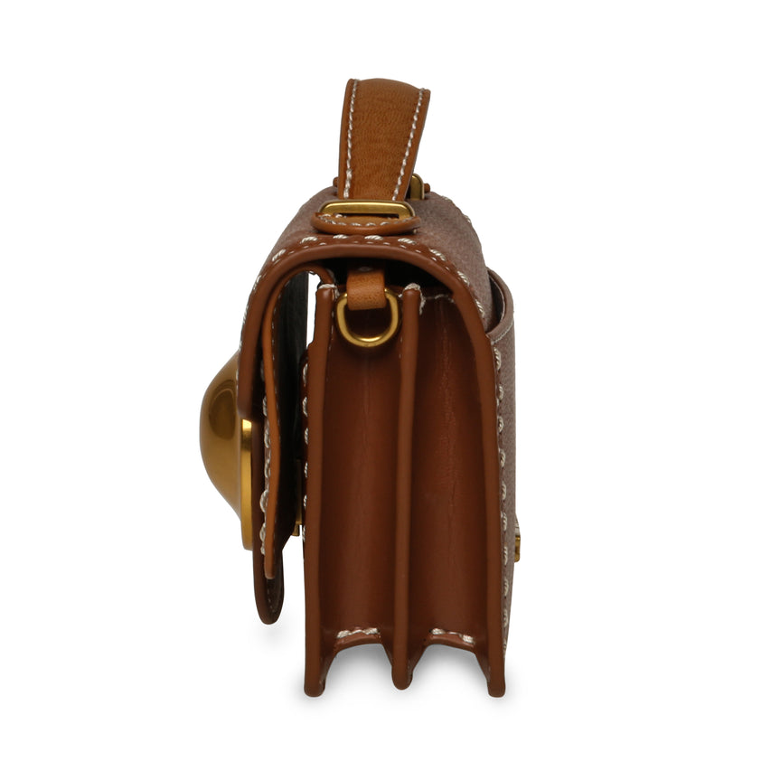 BBUCK COGNAC/GOLD TOP HANDLE BAG - view 3