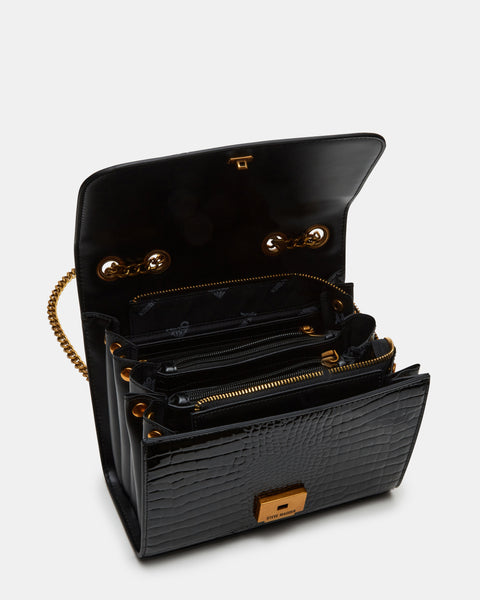 BCALA-W BLACK/GOLD CROSSBODY BAG