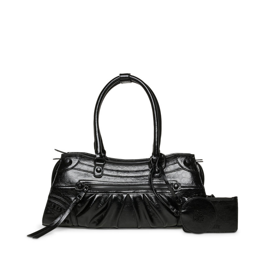 BRAVYN BLACK/BLACK SATCHEL BAG