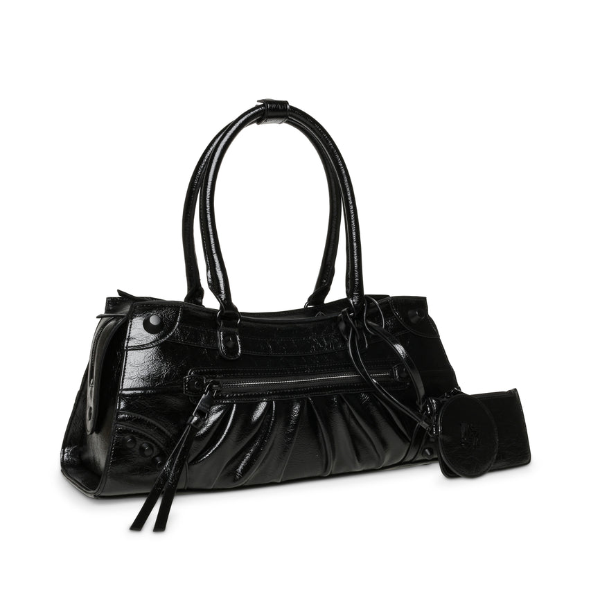 BRAVYN BLACK/BLACK SATCHEL BAG - view 2
