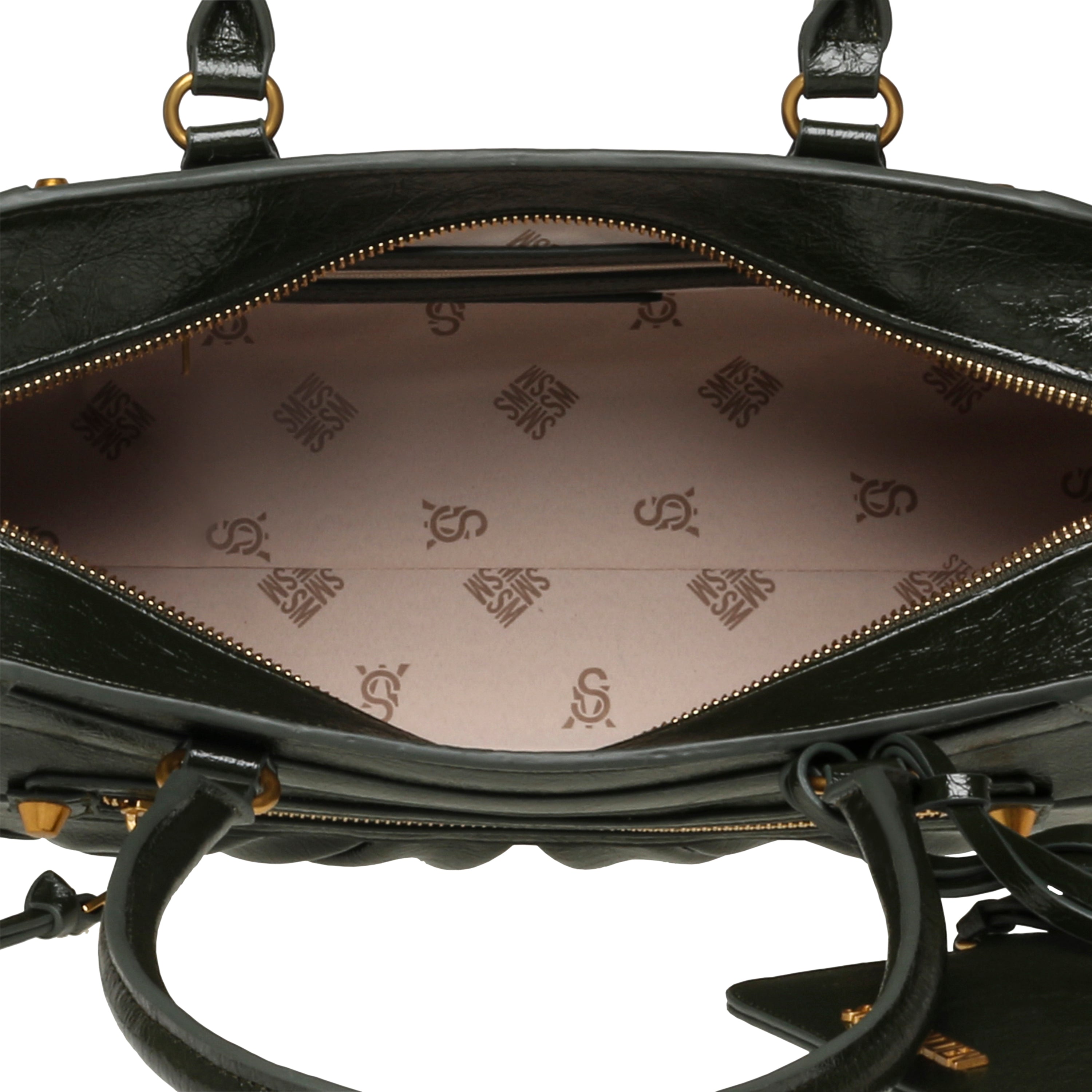 BRAVYN GREEN SATCHEL BAG - view 5