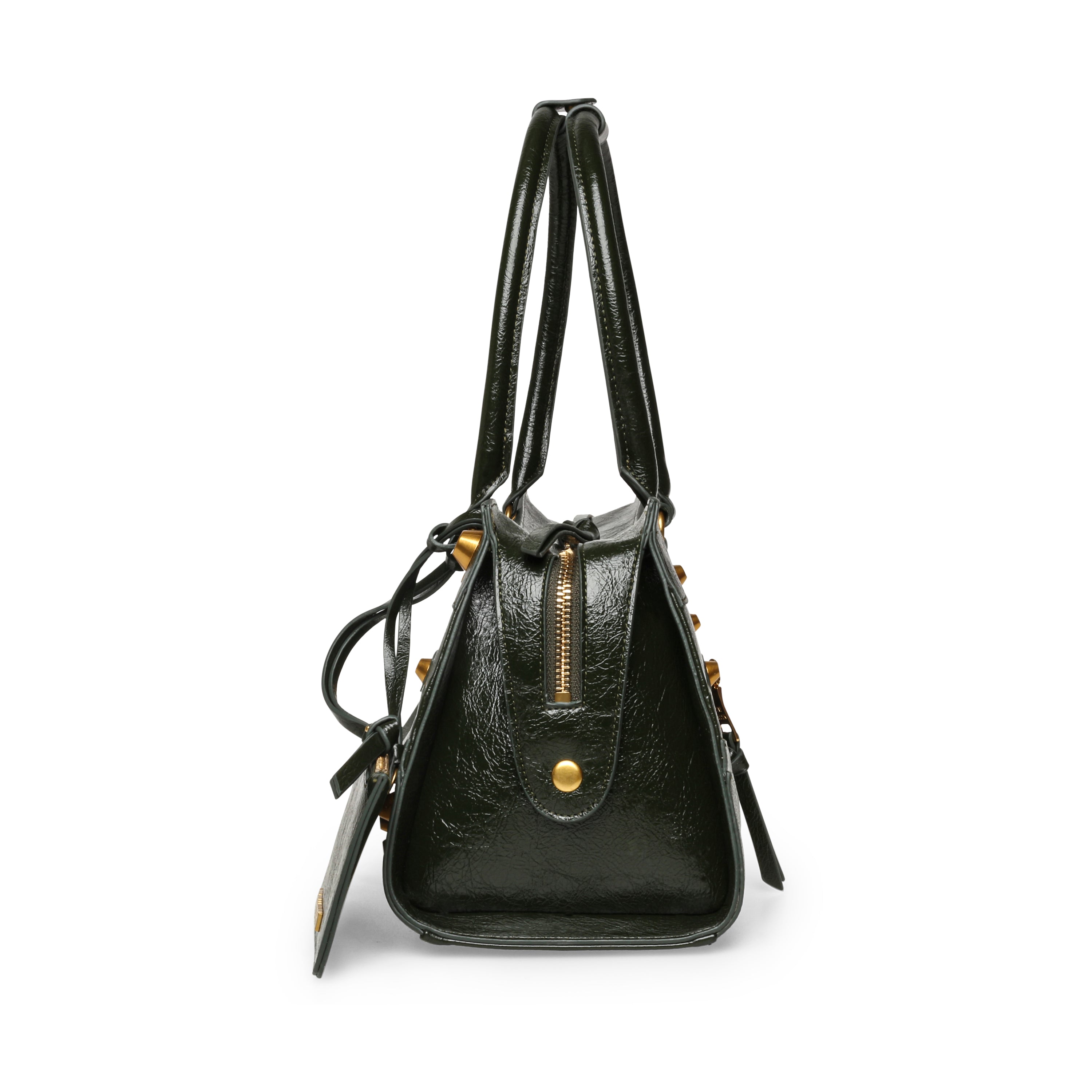 BRAVYN GREEN SATCHEL BAG - view 3