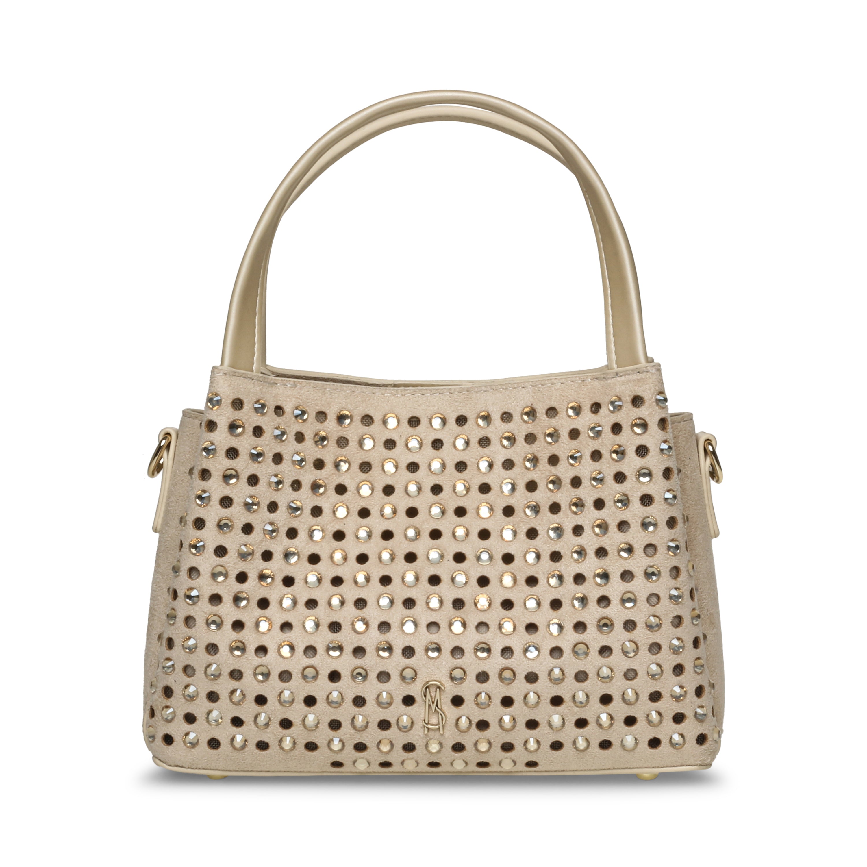 BCHEEKY NUDE/GOLD CROSSBODY BAG