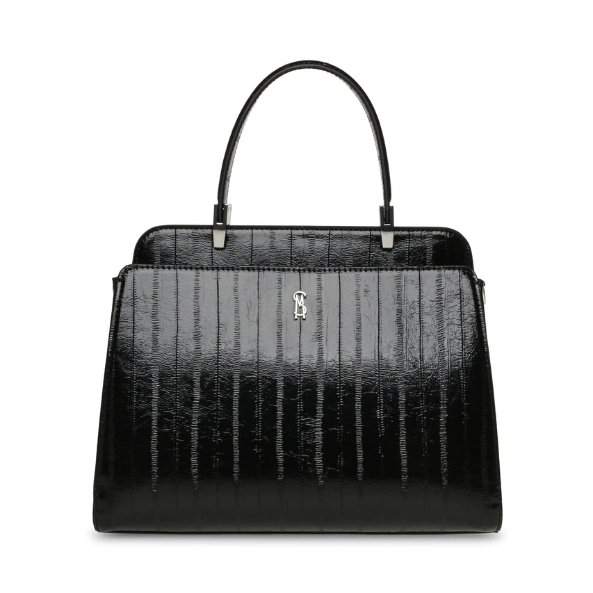 BCINNA BLACK/SILVER SATCHEL BAG