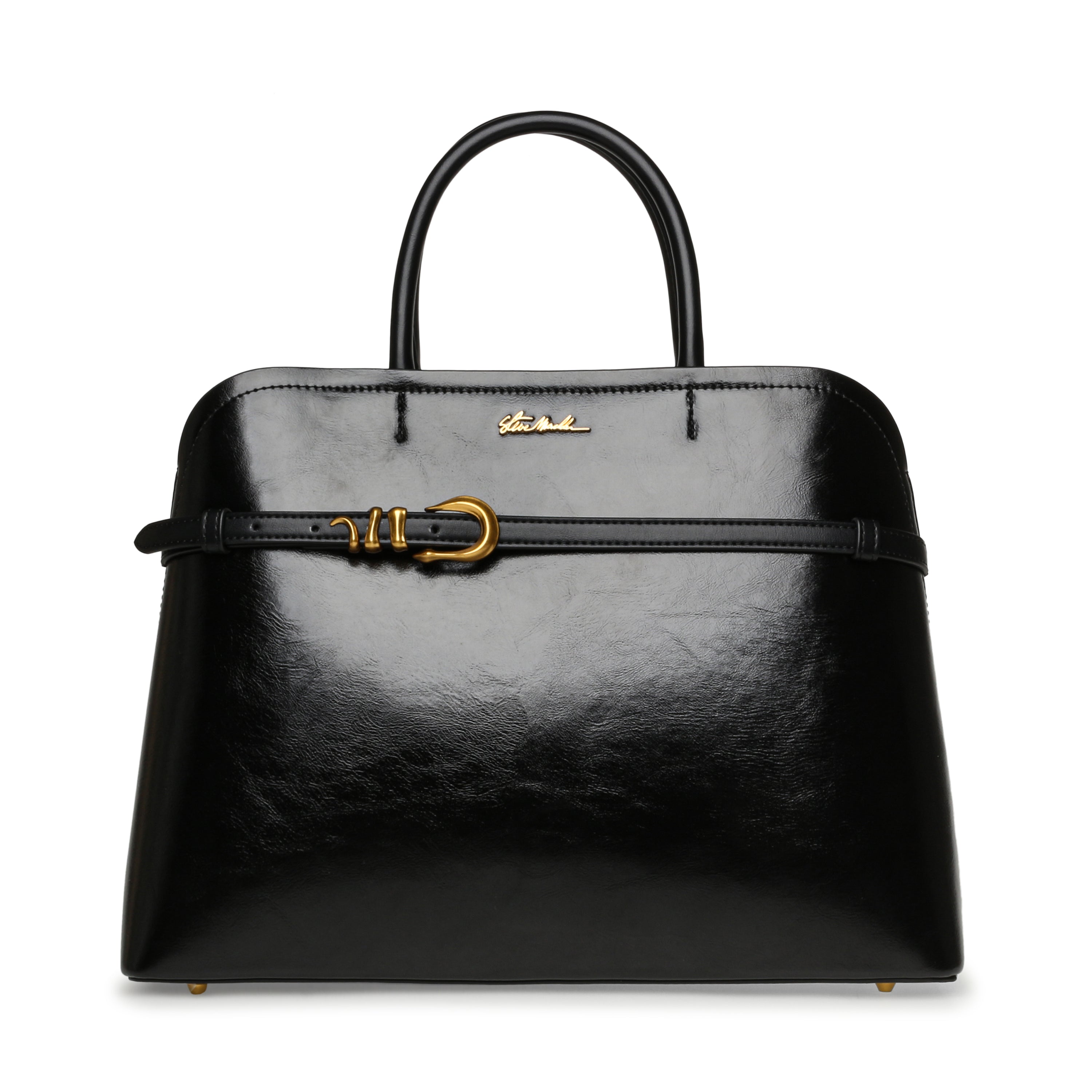 BCORDOVA BLACK/GOLD TOP HANDLE BAG
