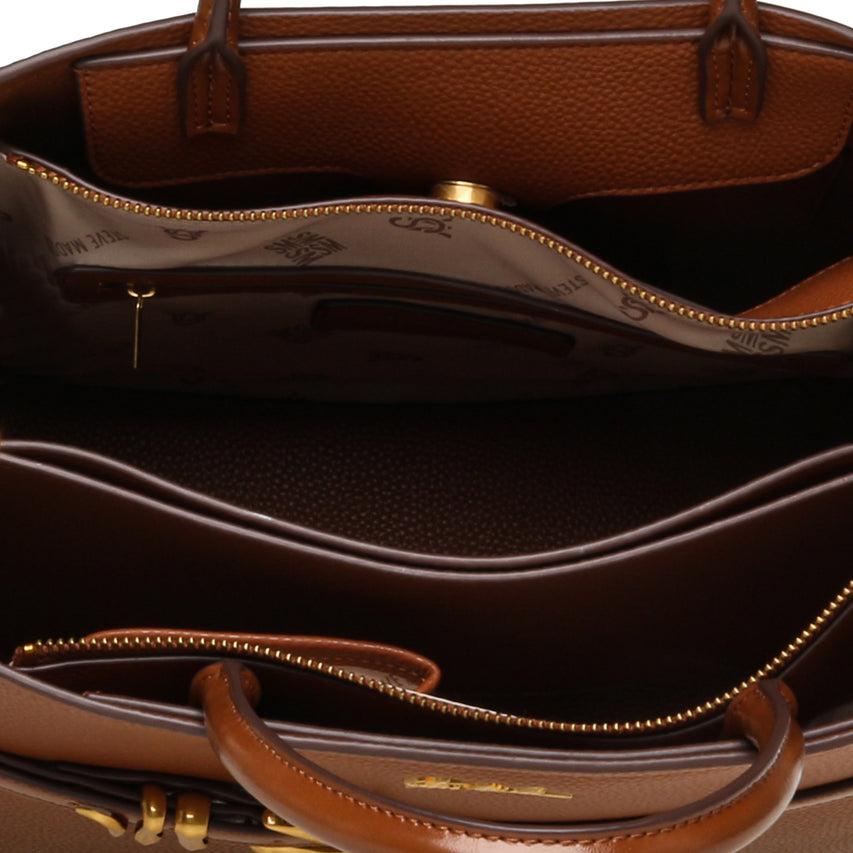 BCORDOVA BROWN/GOLD TOP HANDLE BAG - view 6