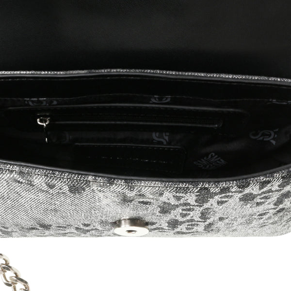 BDENNON BLACK DENIM CROSSBODY BAG