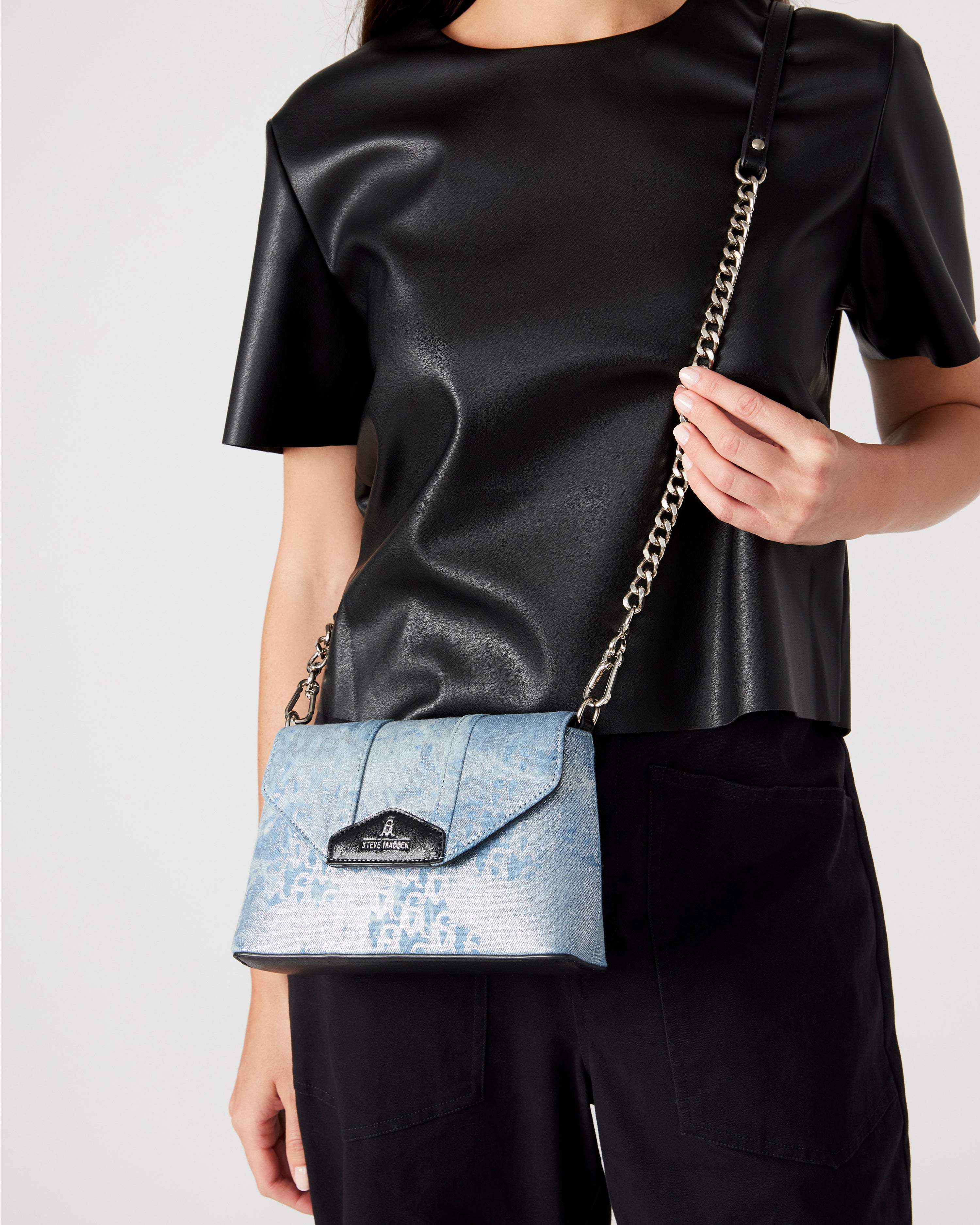 BDENNON BLUE/DENIM CROSSBODY BAG- Hover Image