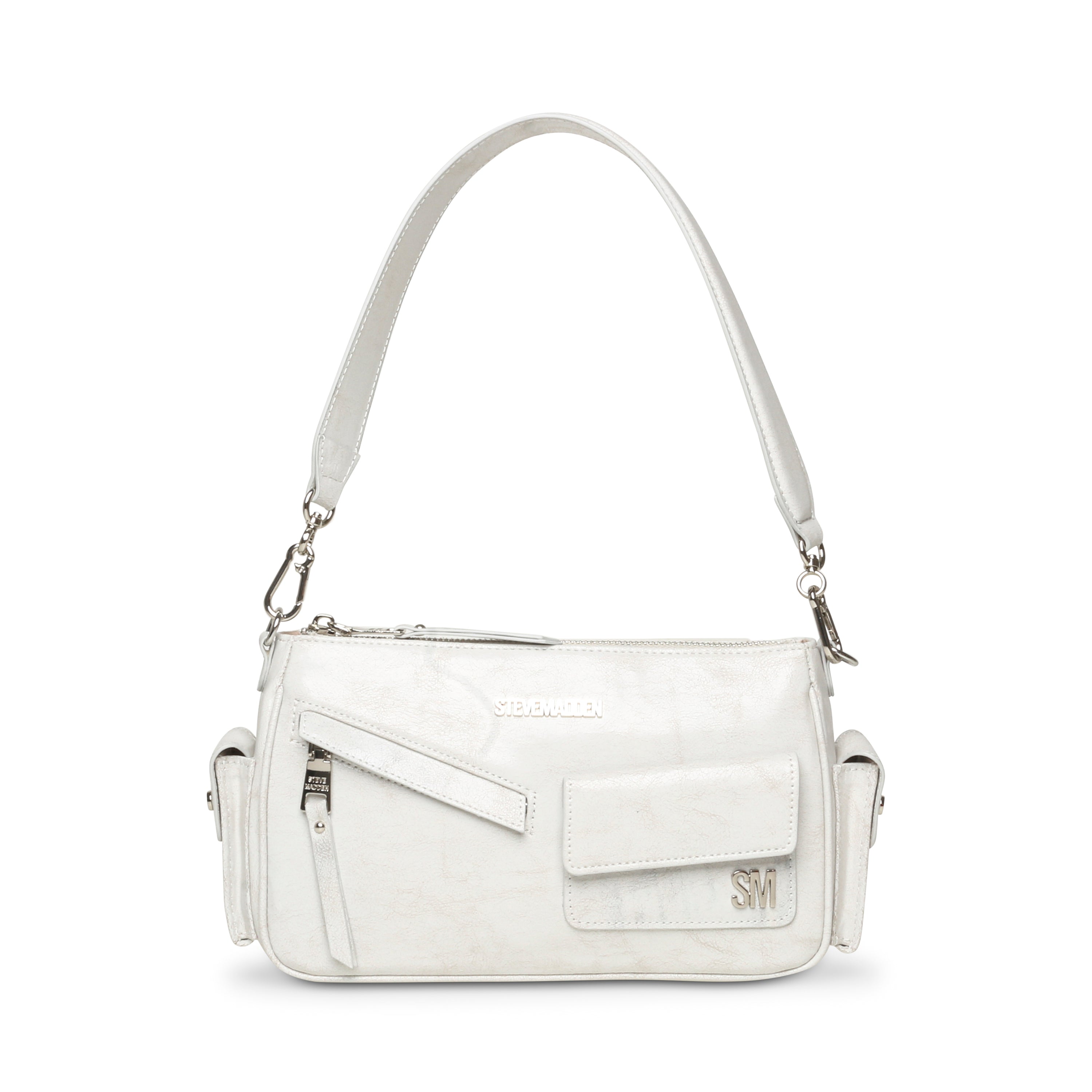 BEDDIE BONE/SILVER CROSSBODY BAG