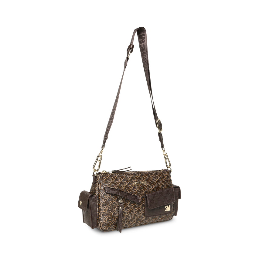 BEDDIE-L BROWN/GOLD CROSSBODY BAG - view 6