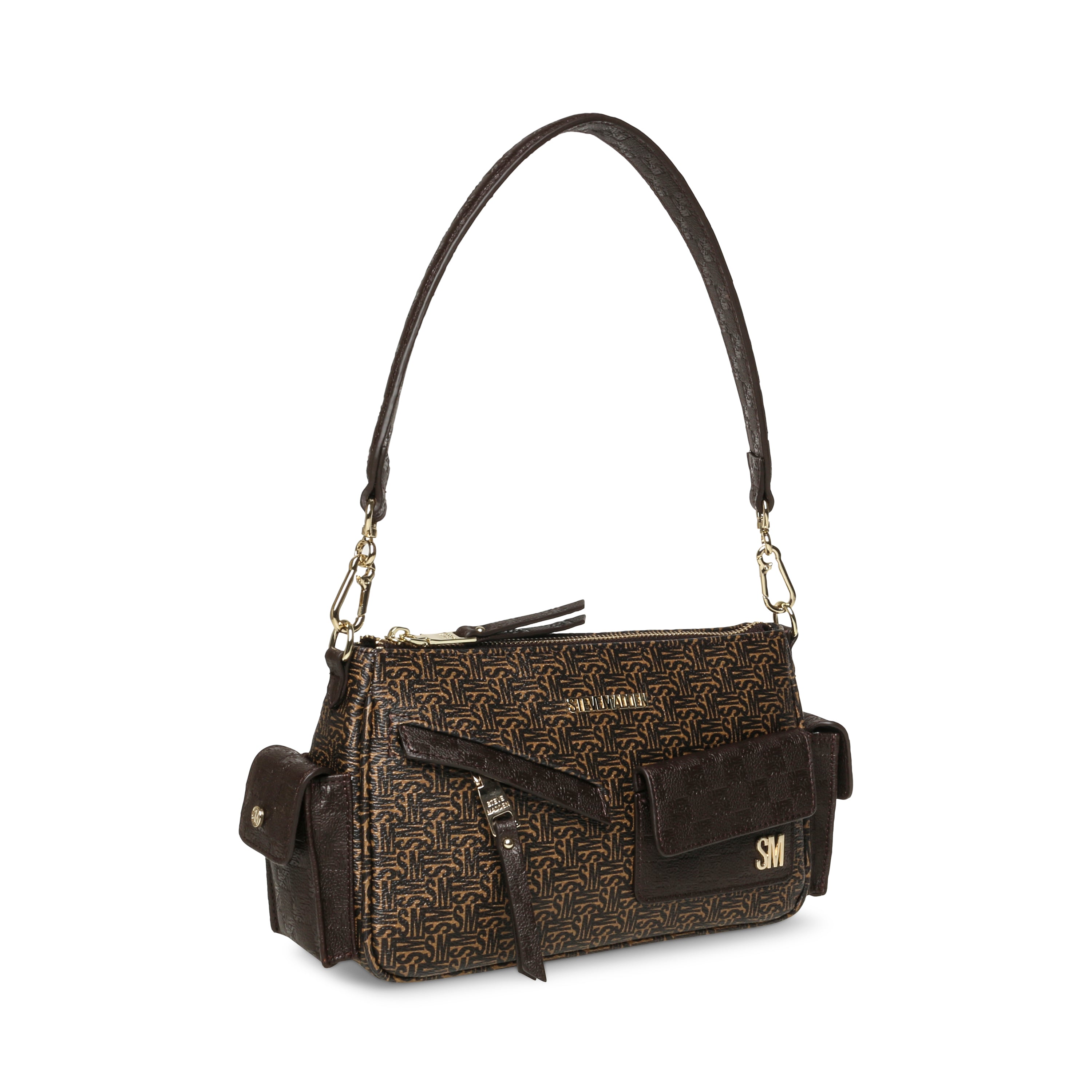 BEDDIE-L BROWN/GOLD CROSSBODY BAG - view 2