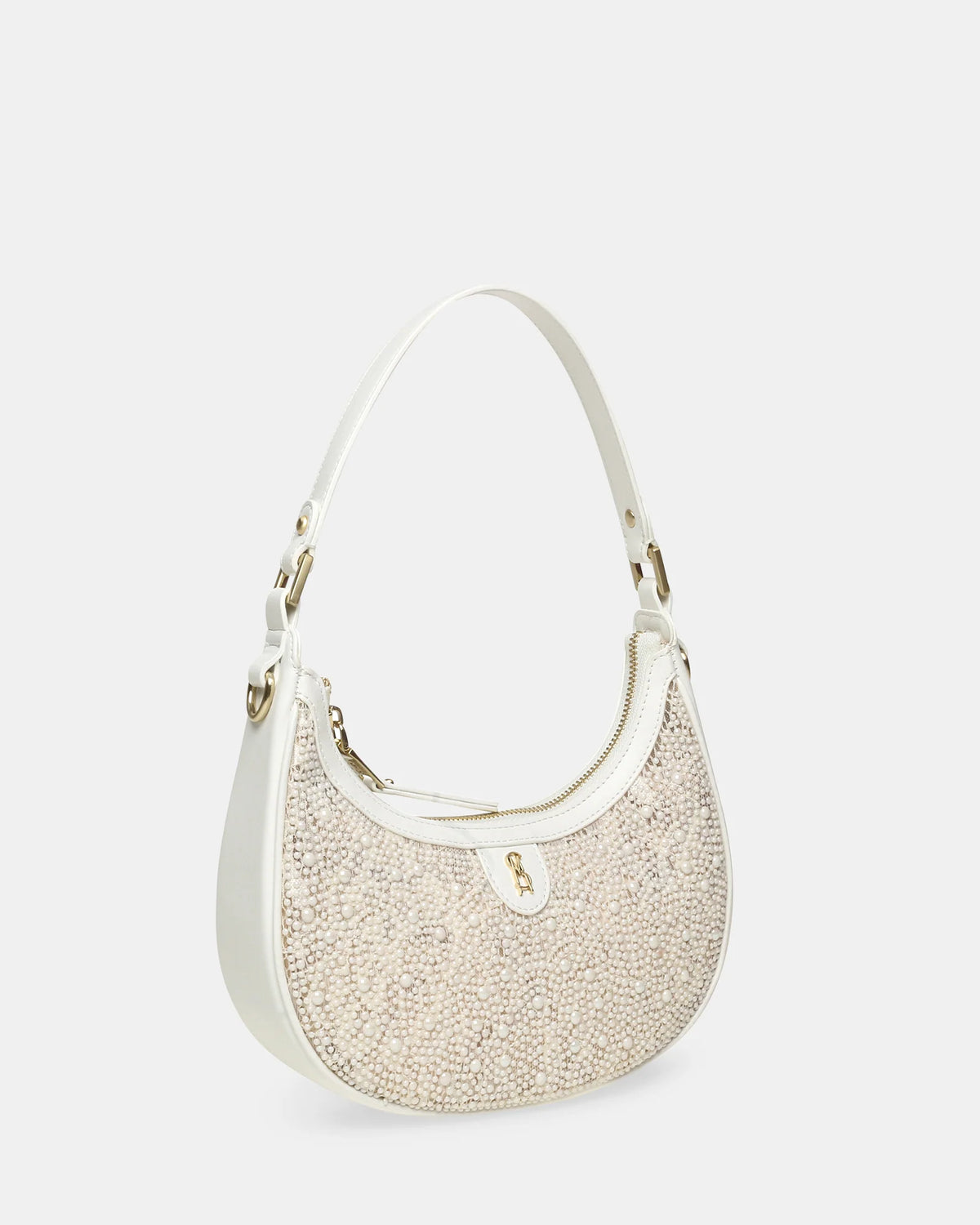 BAMOUR-P WHITE/GOLD SHOULDER BAG - view 2
