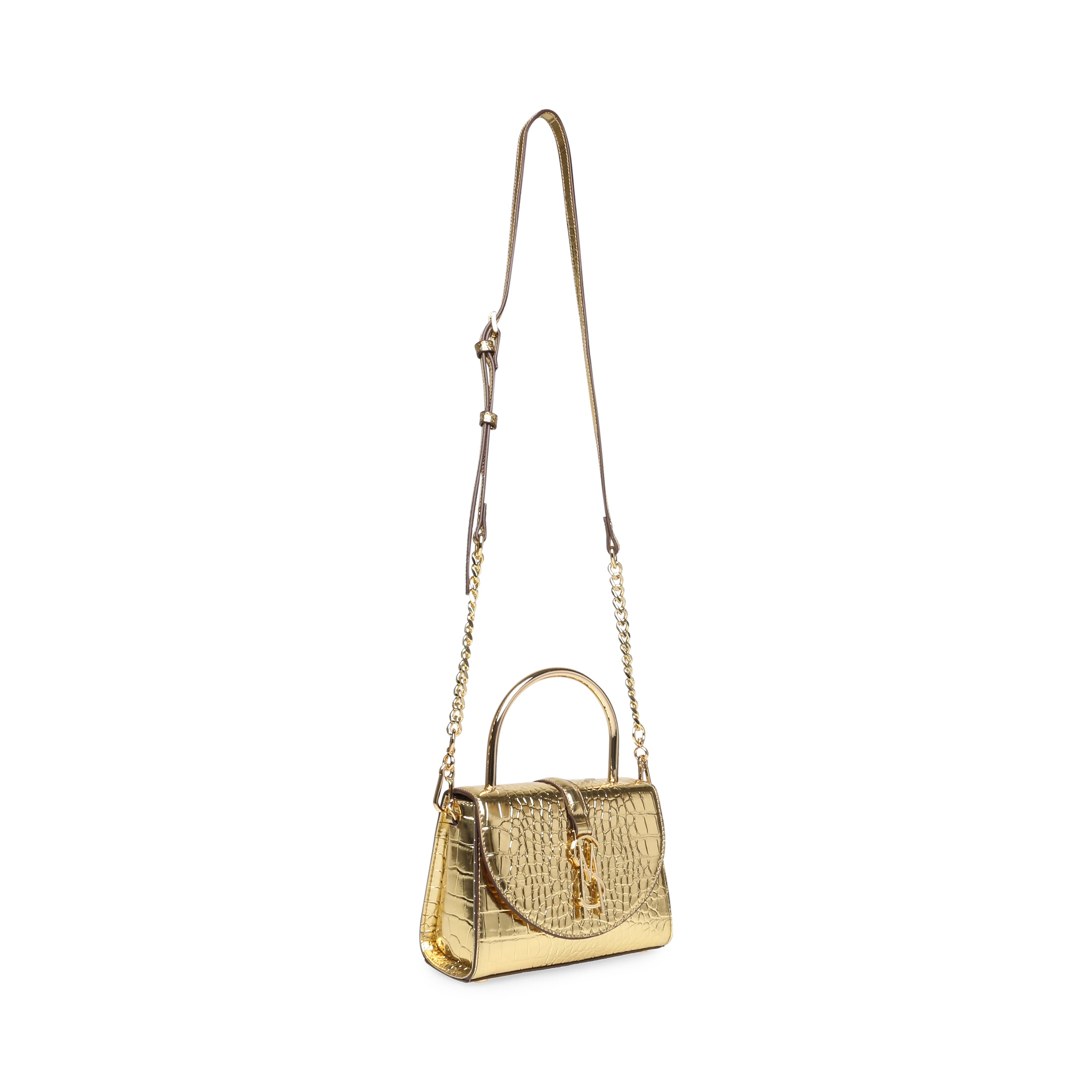 BEILISH GOLD TOP HANDLE BAG- Hover Image