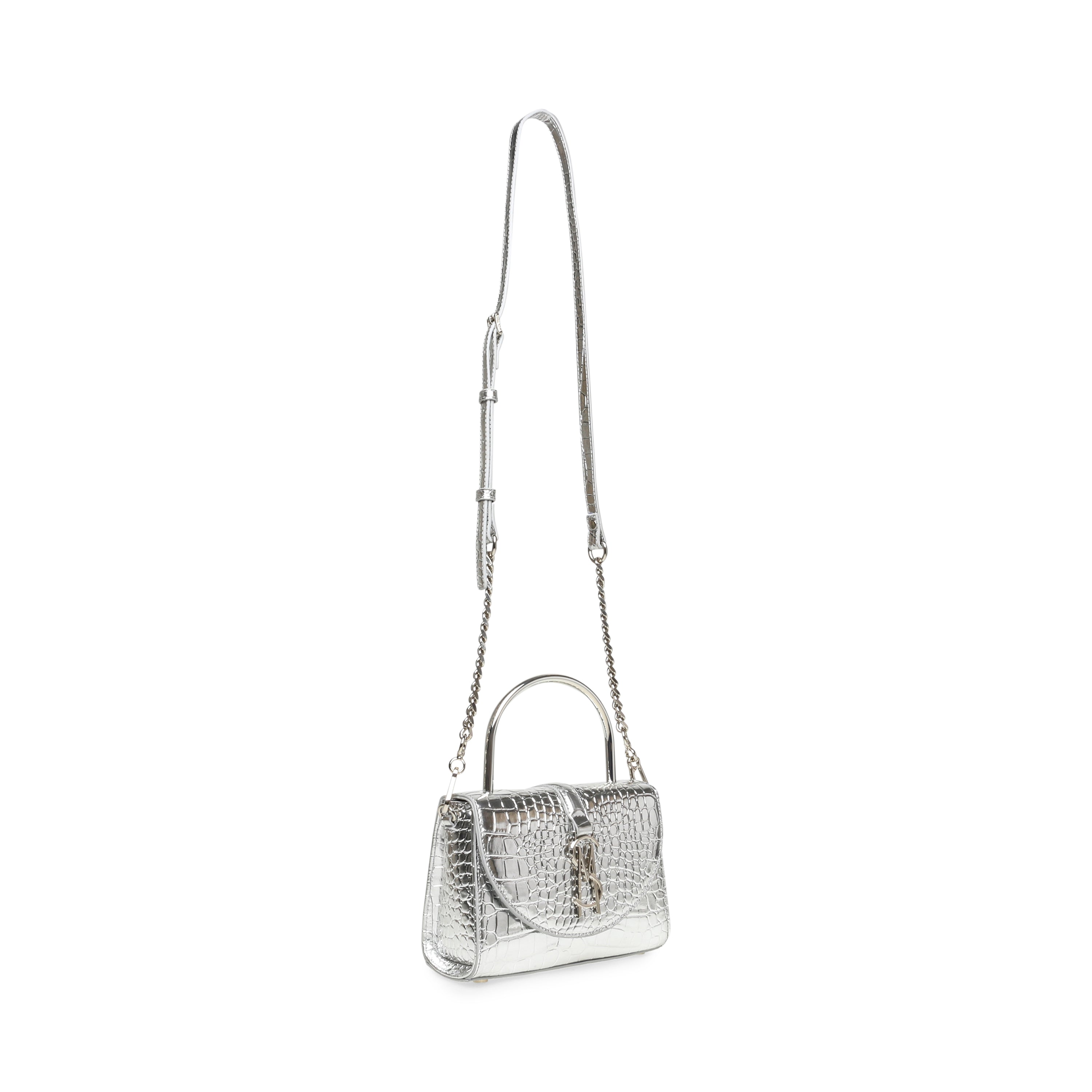 BEILISH SILVER TOP HANDLE BAG- Hover Image