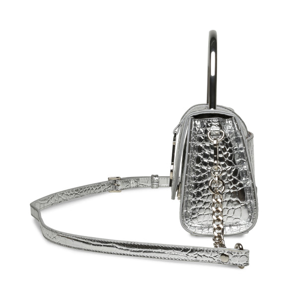 BEILISH SILVER TOP HANDLE BAG