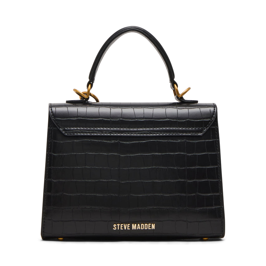 BELLOISE BLACK TOP HANDLE BAG