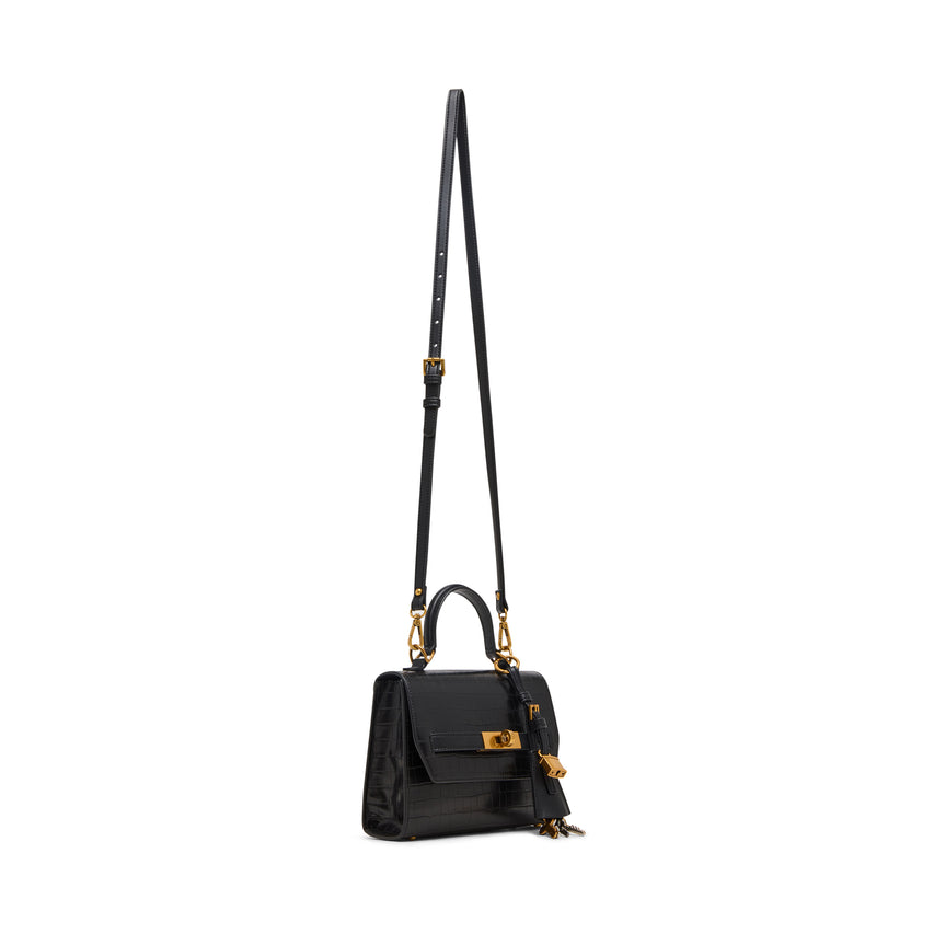 BELLOISE BLACK TOP HANDLE BAG
