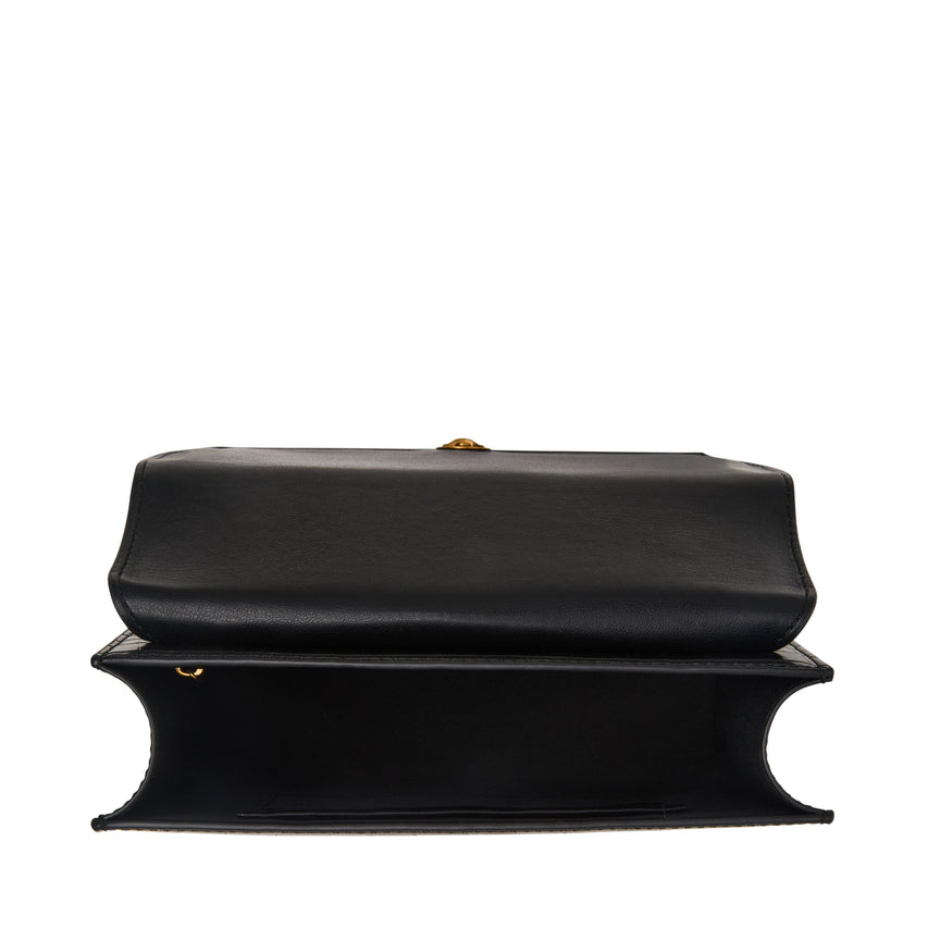 BELLOISE BLACK TOP HANDLE BAG