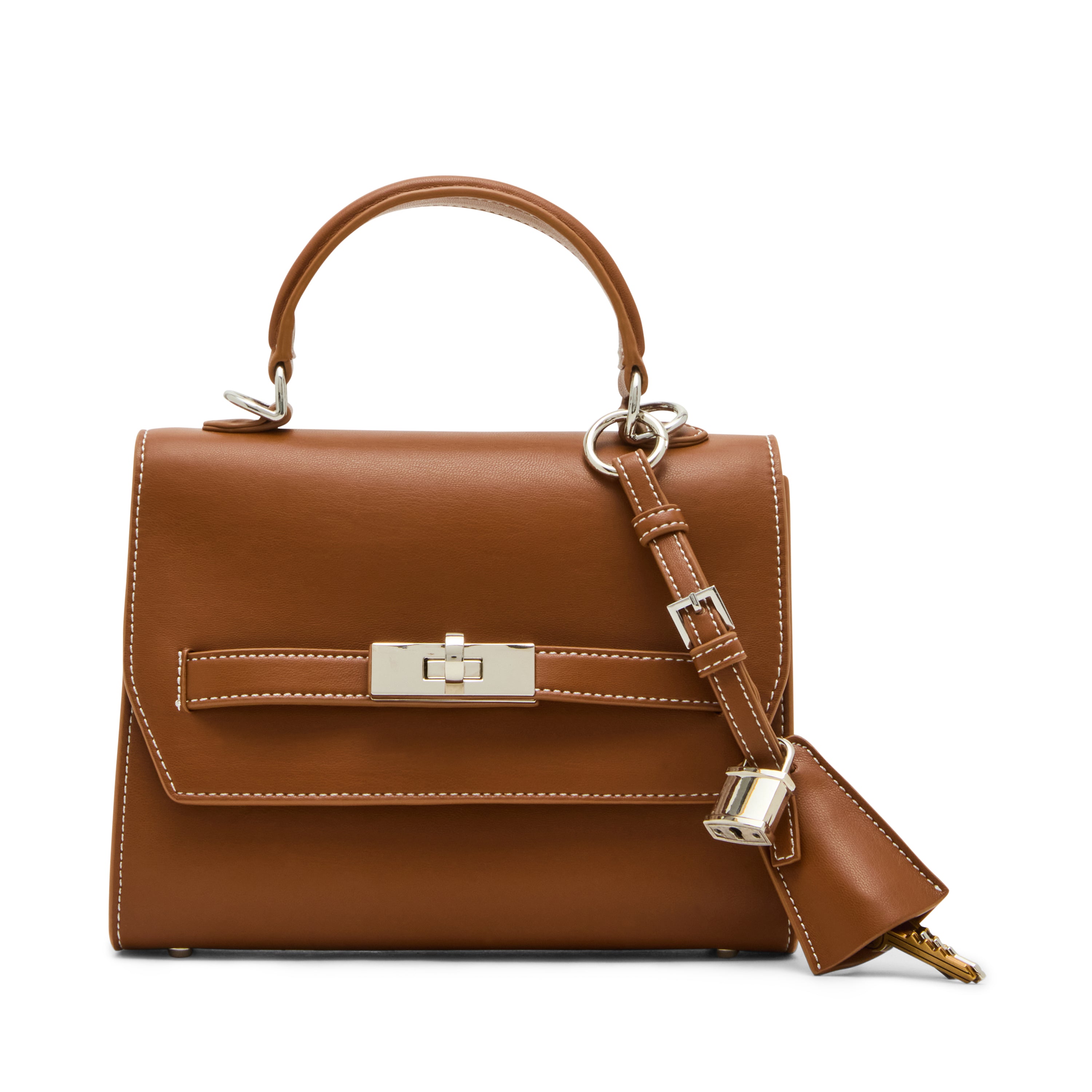 BELLOISE TOFFEE TOP HANDLE BAG