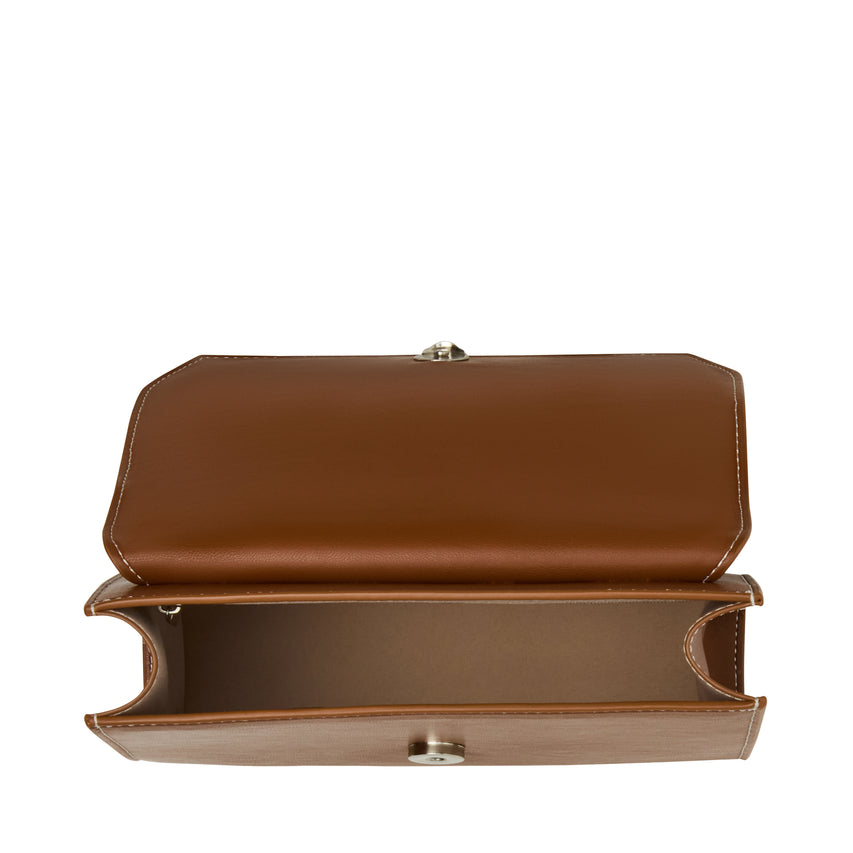 BELLOISE TOFFEE TOP HANDLE BAG