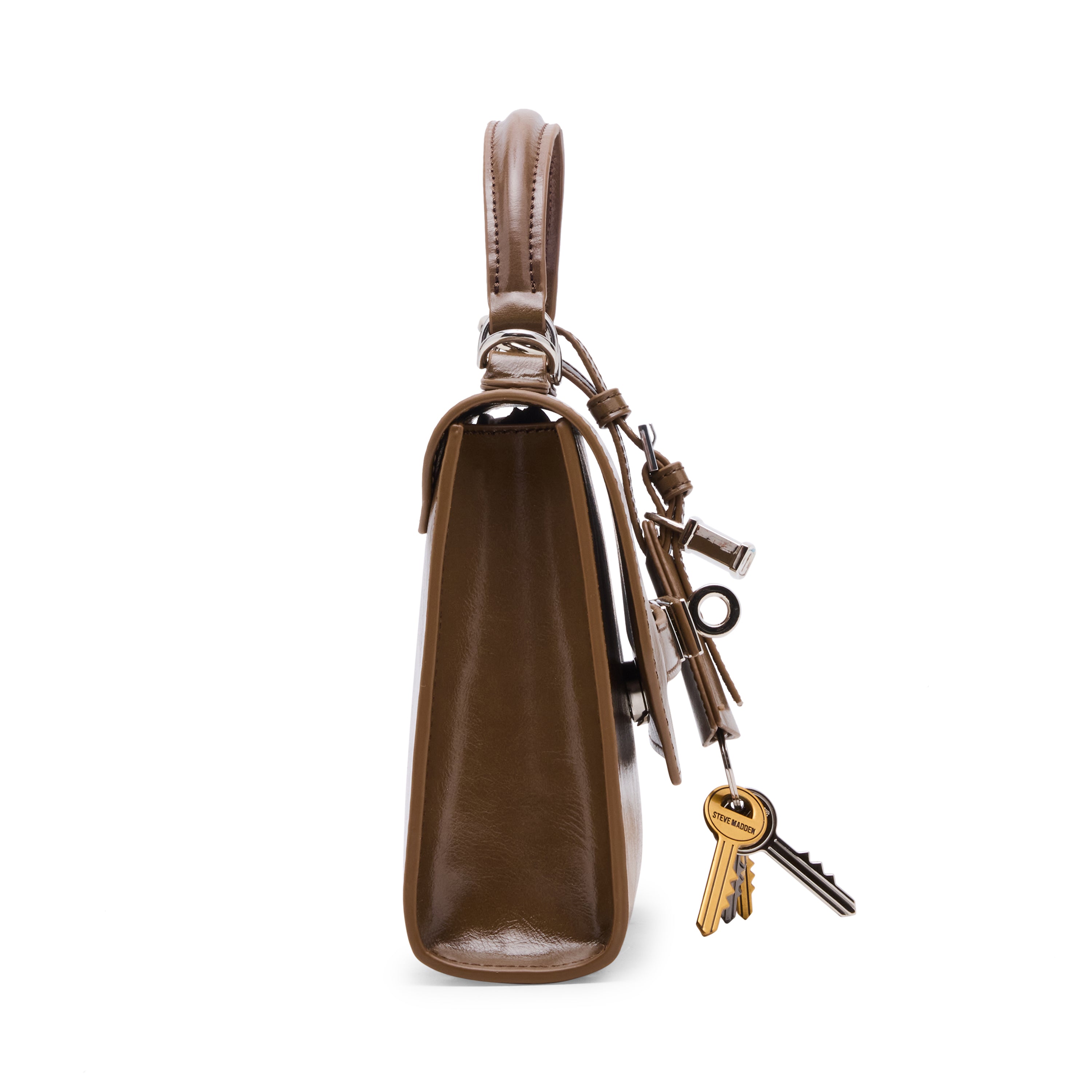 BELLOISE OLIVE TOP HANDLE BAG
