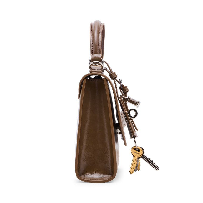 BELLOISE OLIVE TOP HANDLE BAG