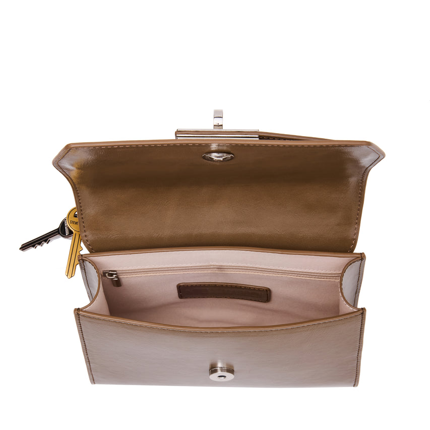 BELLOISE OLIVE TOP HANDLE BAG