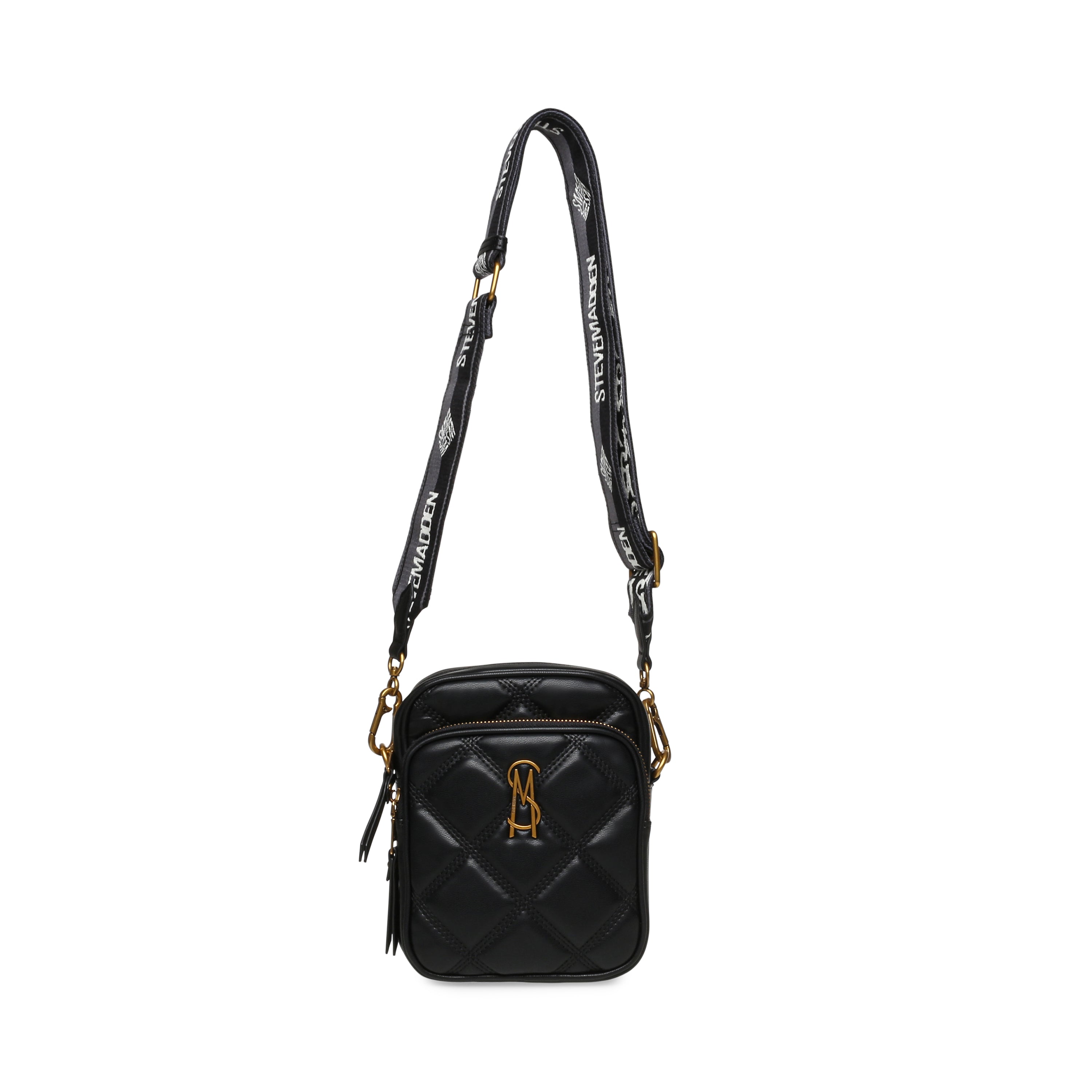 BERZA GOLD/BLACK CROSSBODY BAG