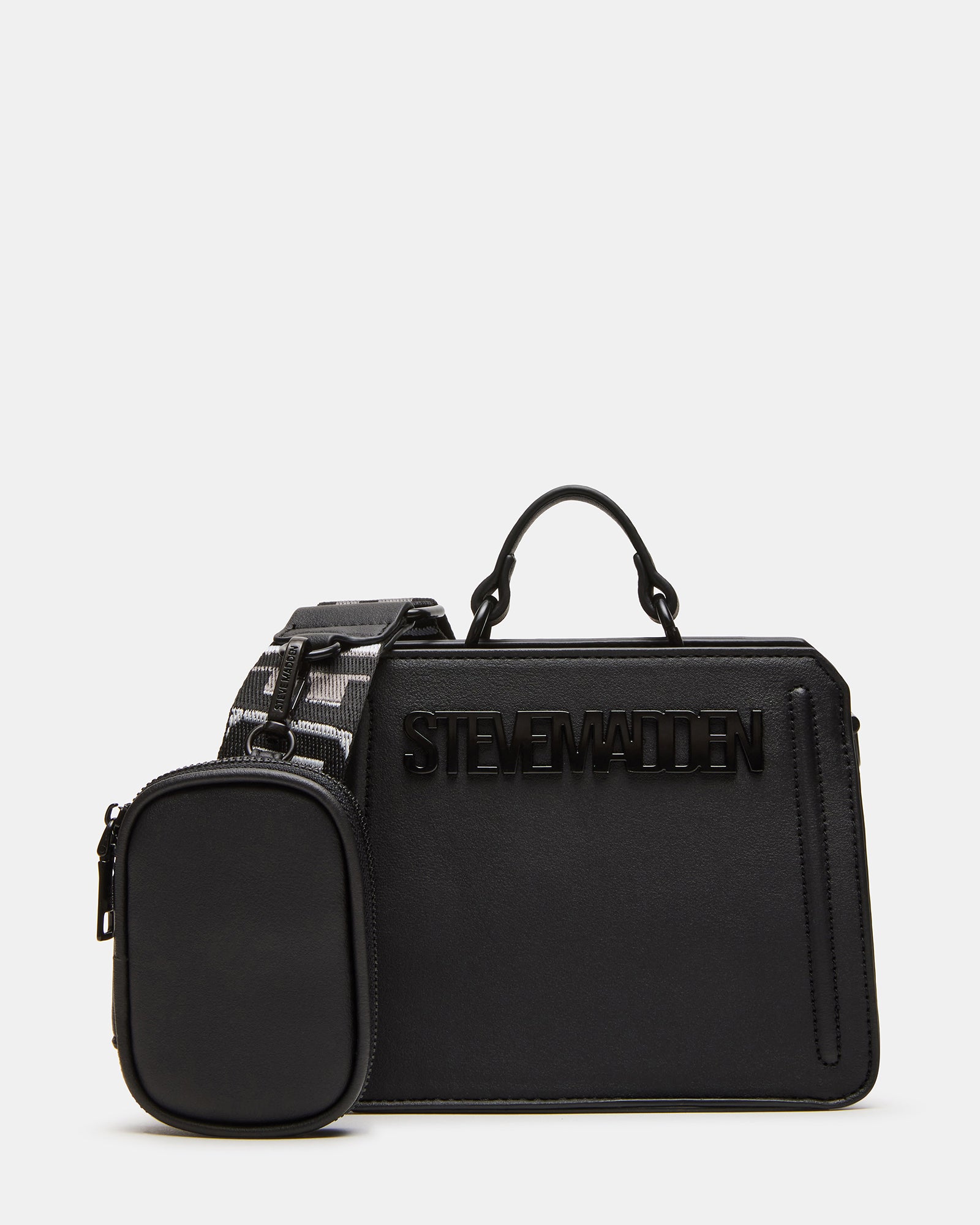 BEVELYMM BLACK TOP HANDLE BAG