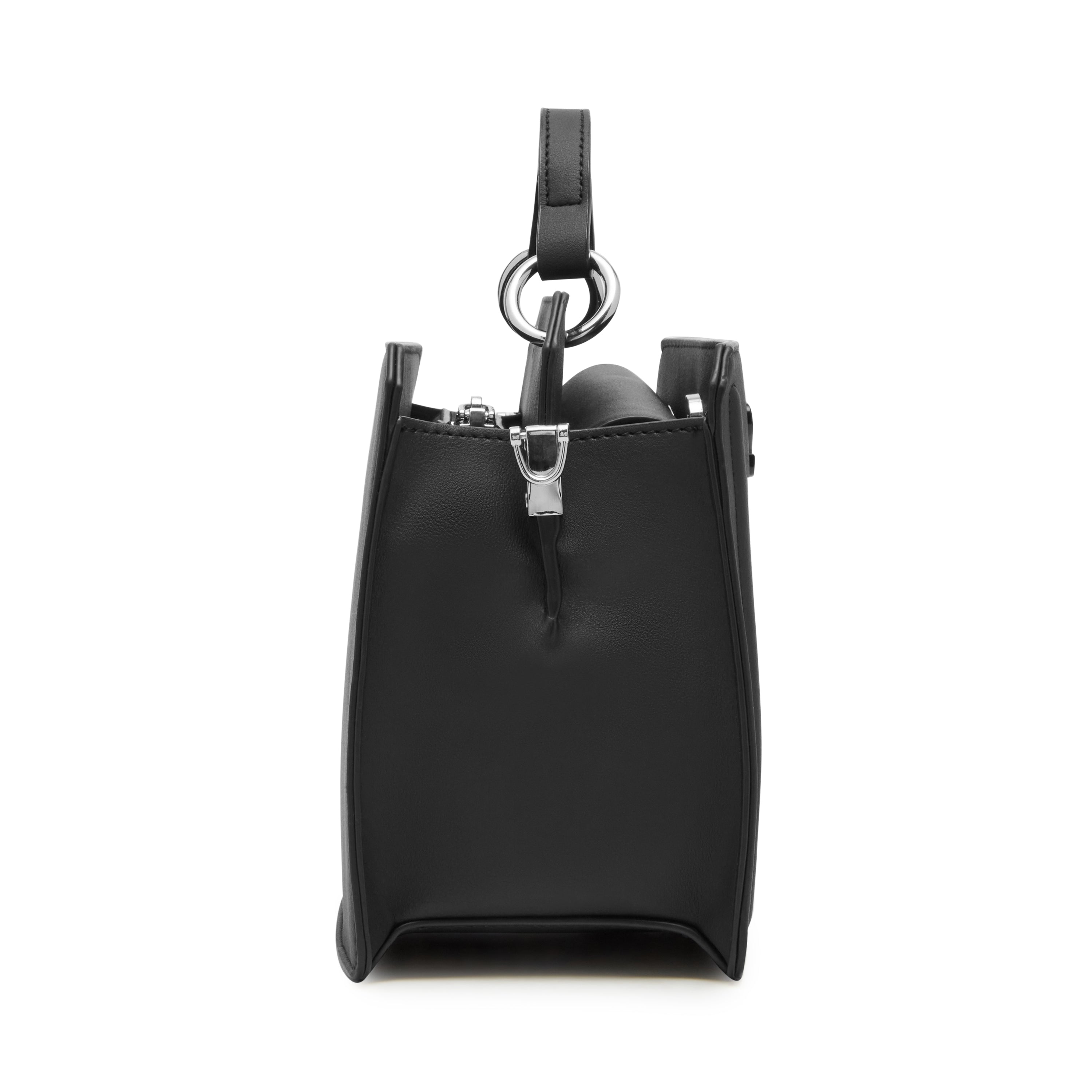 BEVELYN-MY BLACK TOP HANDLE BAG